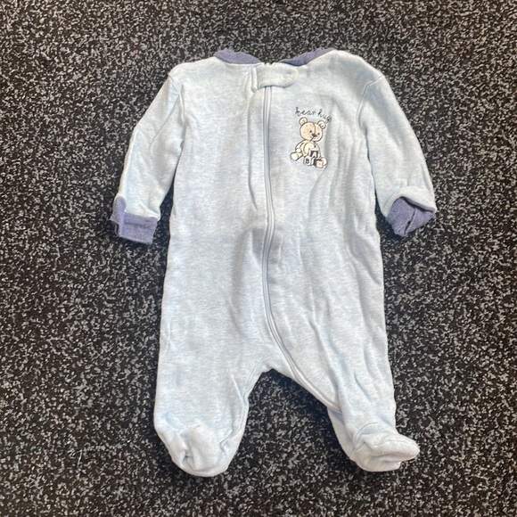 4 long sleeve footie pjs newborn - Picture 5 of 5